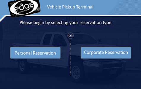 Edge Auto Rental - Kiosk